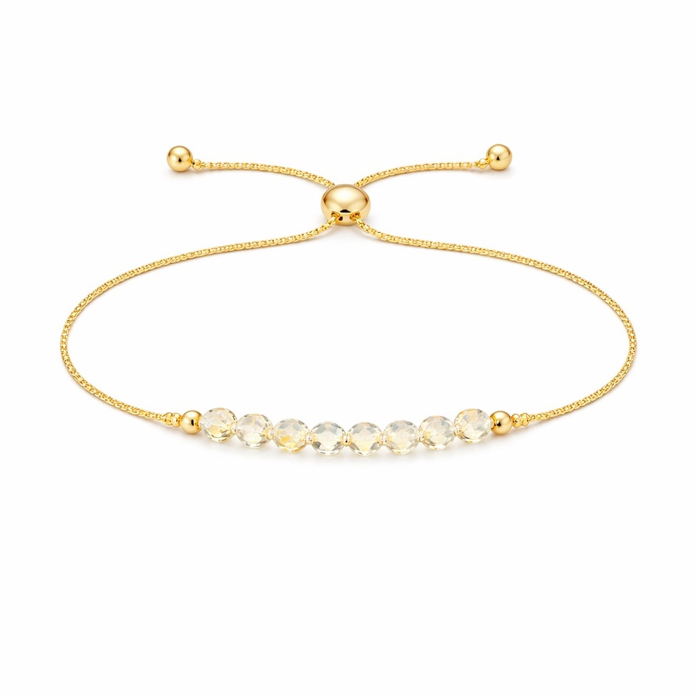 Citrine Lariat Bracelet